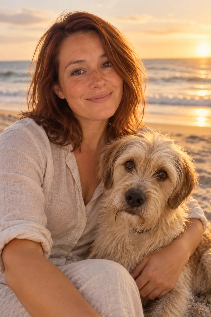 Sample portrait in the Beach Vacation style